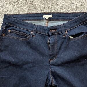 Eileen Fisher Dark Blue Skinny Jeans size 12